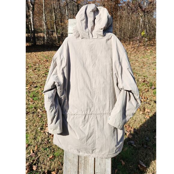 L.L. Bean Men’s XXL Beige Parka Jacket Hooded Flannel Lined Outdoor Workwear - Picture 2 of 16